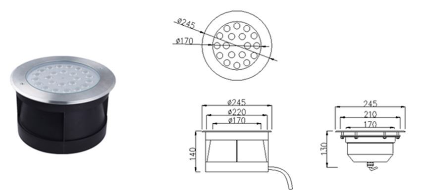 underground led light