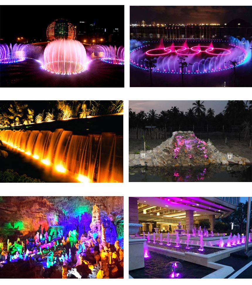 XYH 230GMKH Fountain light underwater fountain lights and nozzles underwater led lights for fountains price
